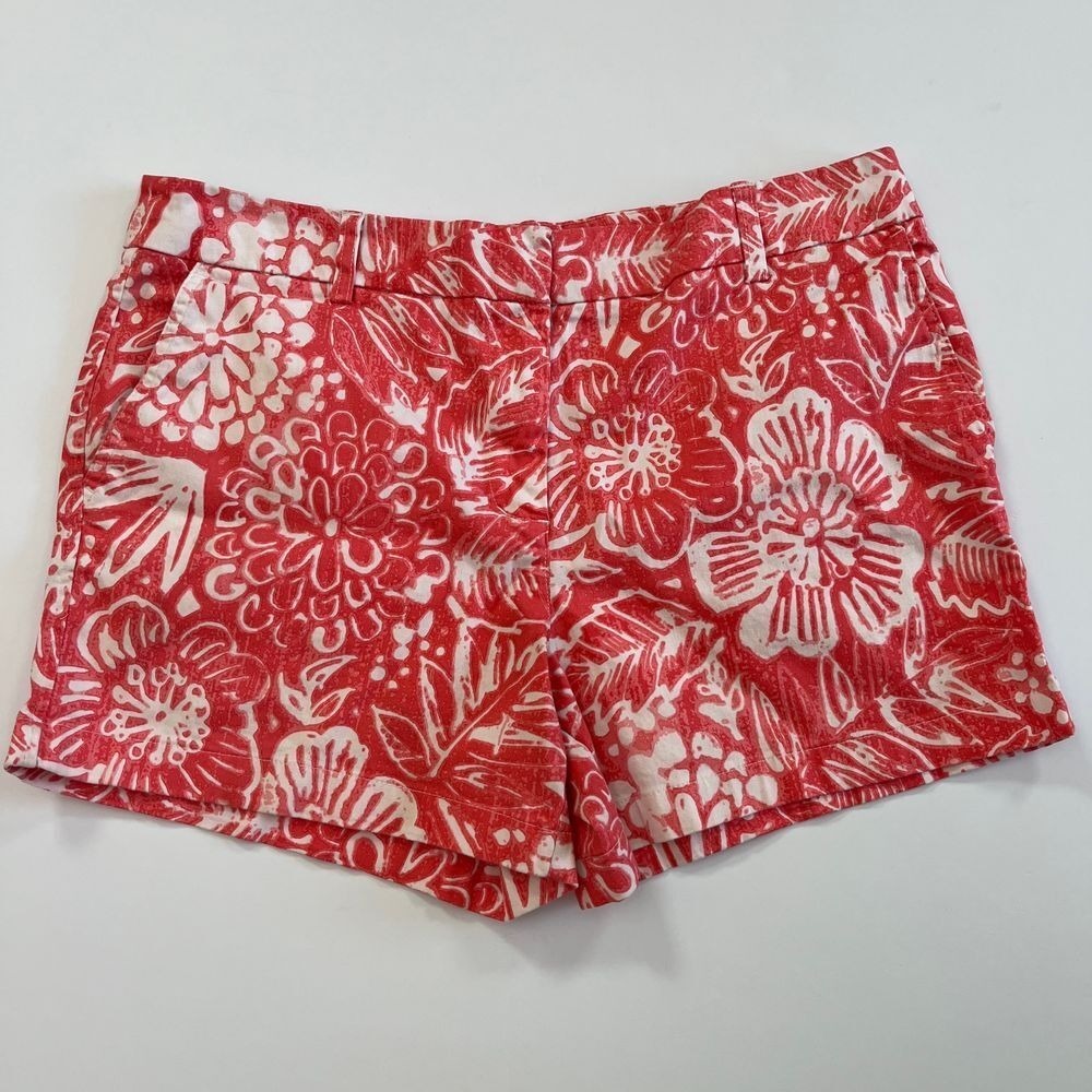 Artisan NY Womens Coral & White Floral‎ Shorts, Artisan NY Size 12 Summer 118